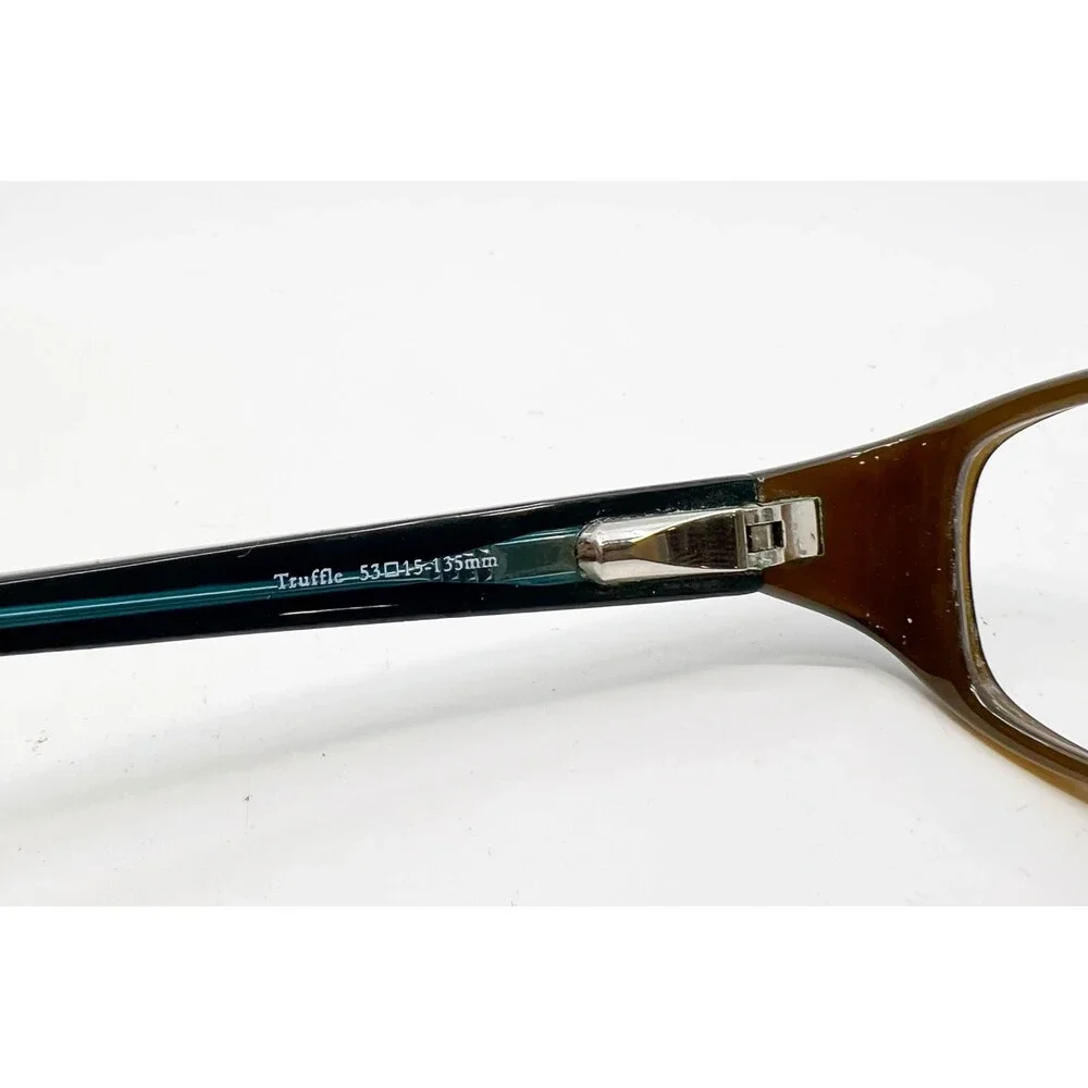 Laura Ashley Lotus Eyeglass Frames Womens Brown Truffle Floral 53-15-135 40774